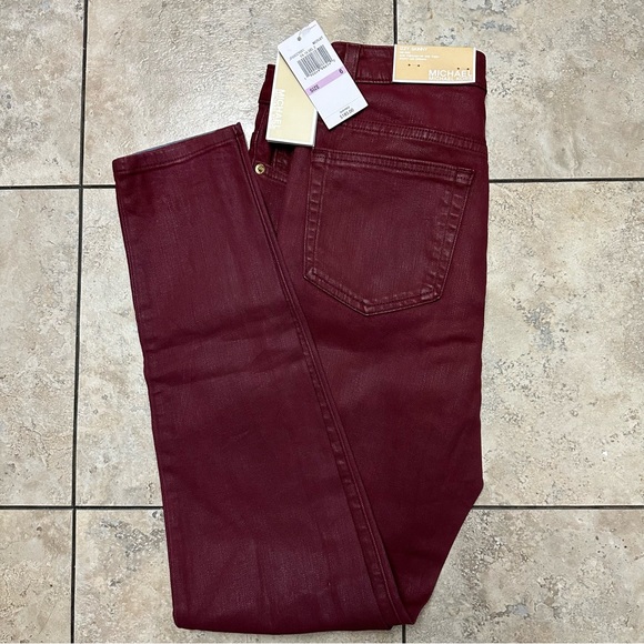 Michael Kors Denim - NWTs Michael Kors Izzy Skinny Size 6 Merlot Skinny Jeans